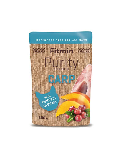 FITMIN Purity Cat Carp 100 g mokra karma z karpiem dla kotów