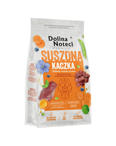 DOLINA NOTECI Premium Kaczka karma suszona dla psa 9 kg