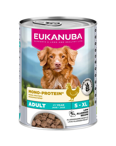 EUKANUBA Special Care Adult MonoProtein Chicken 400 g kurczak, monobialkowa karma mokra dla psów