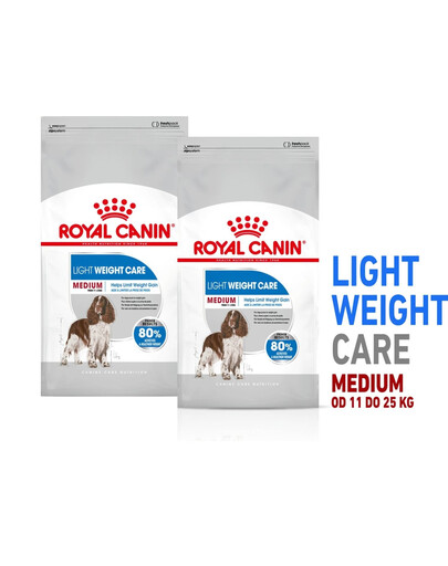 ROYAL CANIN CCN Medium Light Weight Care 2x12 kg karma sucha dla psów dorosłych, ras średnich z tendencją do nadwagi