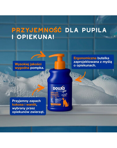 DOUXO Skin & Coat 2in1 Conditioning Shampoo 250 ml szampon z odżywką 2w1 dla psów