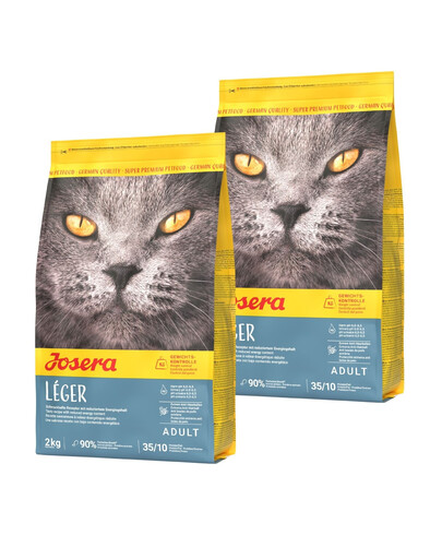 JOSERA Cat Leger dla kotów mało aktywnych i po kastracji 2x2 kg