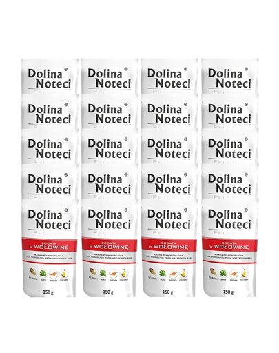DOLINA NOTECI Premium Bogata W Wołowinę 20x150g