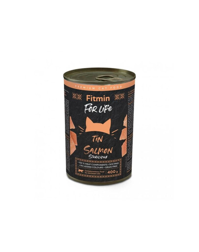 FITMIN For Life Cat Łosoś w Sosie – Mokra Karma dla Kotów Sterylizowanych 400 g