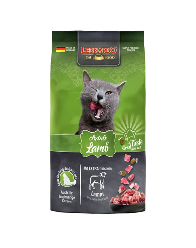LEONARDO Adult Lamb 300 g jagnięcina, dla kotów z z wrażliwym układem pokarmowym