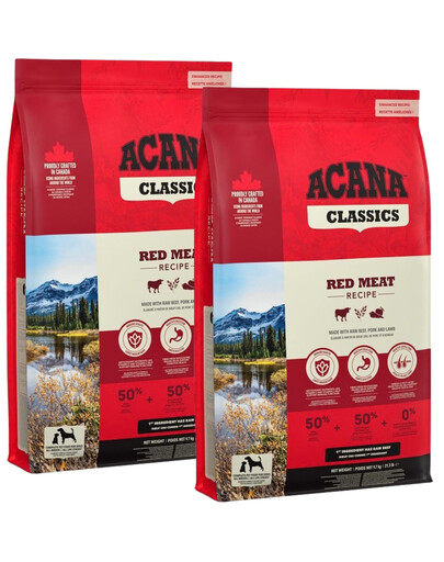 ACANA Classic Red Meat 2x9,7 kg