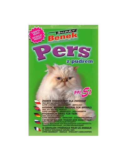 Benek Super Pers su pudra ir medienos kvapu 5 l
