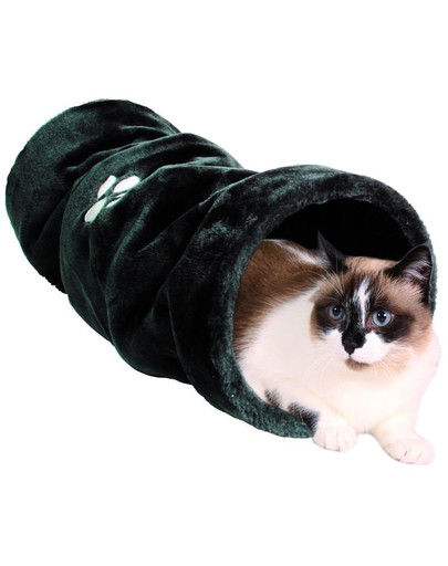 Trixie tunelis katėms 60 cm/22 cm tamsiai žalias