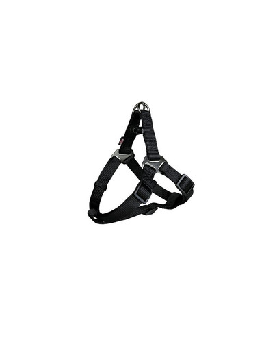 Trixie petnešos Premium 65-80 cm / 25 mm juodos l