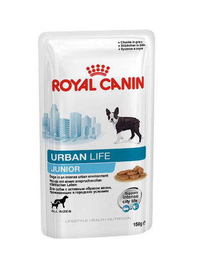 ROYAL CANIN Urban Junior small 1.5 kg + 3 x karma mokra urban life 0.15 kg gratis
