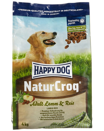 Happy Dog NaturCroq Lamb and Rice 4 kg