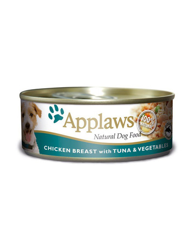 Applaws konservai šunims su vistiena, tunu ir daržovėmis 156 g