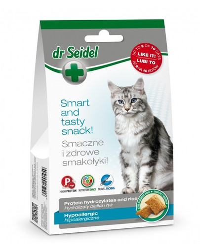 DR SEIDEL Pamlsky pro kočky hypoalergické 50 g