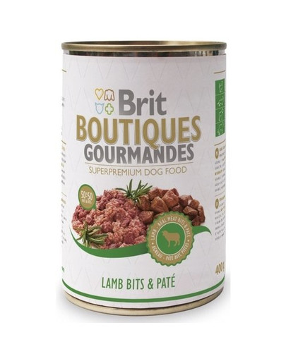 BRIT  Boutiques Gourmandes Lamb Bits&Pate 400g