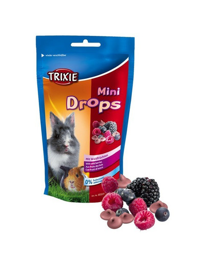 Trixie Mini Drops skanėstai su uogomis 75 g