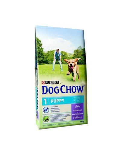 PURINA Dog Chow Puppy jehněčí 14kg + 2,5Kg Gratis