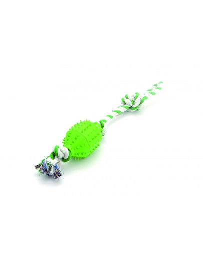 Comfy rotaļlieta Zibi bumbiņa ar virvi zaļā krāsā 45 cm