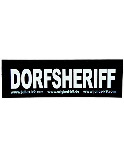 Trixie Julius-K9 Velcro Sticker Dorfsheriff'. S