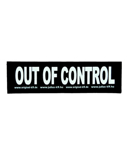 TRIXIE Julius-K9 velcro stickers. s. out of control
