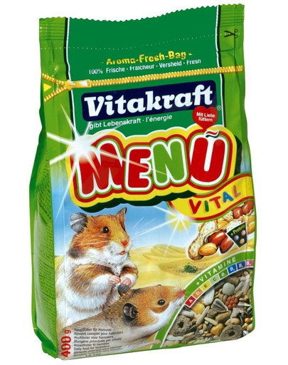 VITAKRAFT Menu Krmivo pro zakrslé křečky asb 0.4 kg