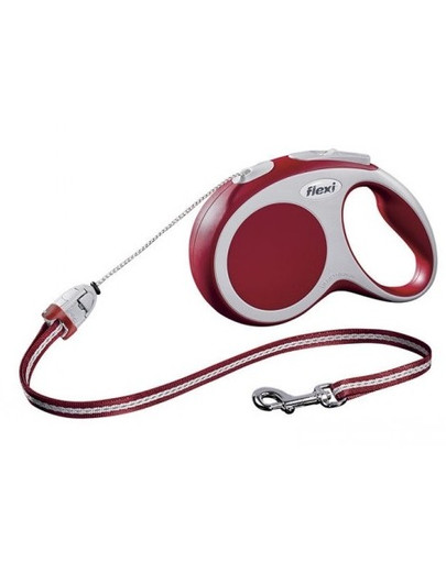 Flexi Vario S virvinis pavadėlis 5 m raudonas