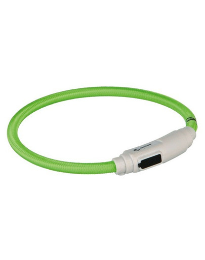 Trixie šviečiantis antkaklis su USB katėms 35 cm žalias