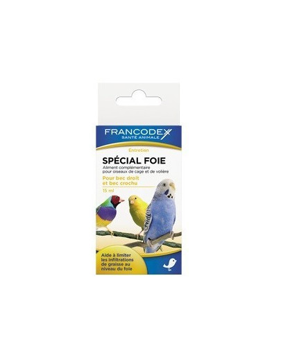 Francodex priemonė paukščių kepenims 15 ml