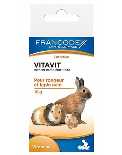 Francodex Vitavit vitaminai graužikams 18 g