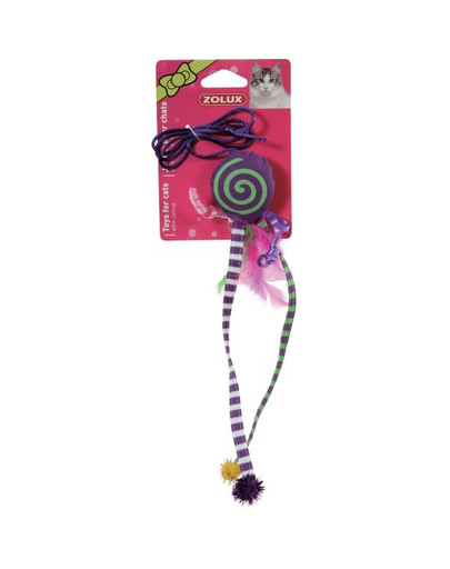 Zolux žaisliukas Candy Toys saldainis su katžole violetinis