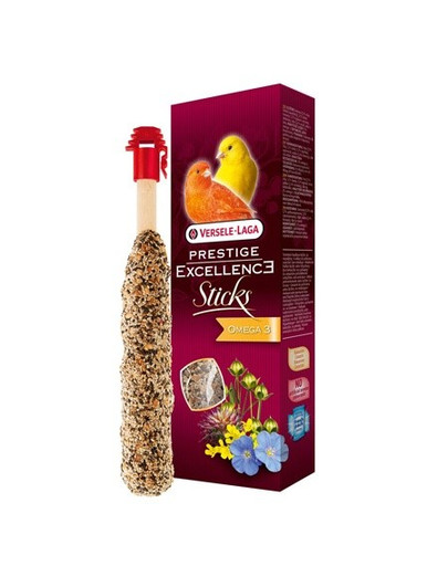 Versele-Laga Prestige Excellence Sticks Omega 3, 60 g - Canaries - burbuolės kanarėlėms