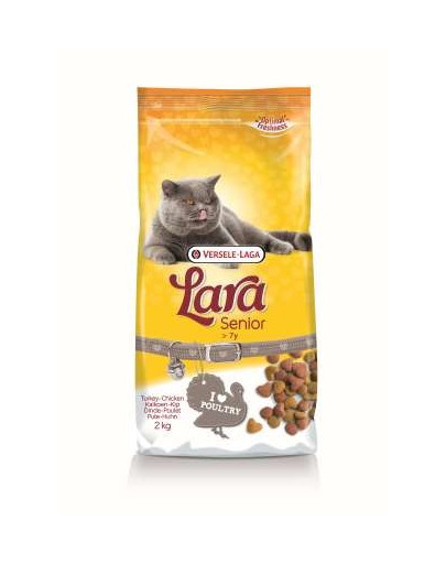 Versele-Laga Lara Adult Senior - ėdalas katėms (7+ metai) 2 kg
