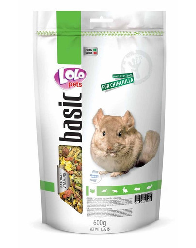Lolo Pets maistas šinšiloms 0,6 kg