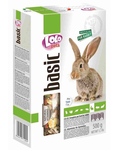 Lolo Pets maistas triušiams 0,5 kg