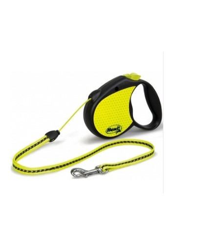 Flexi Neon M virvelinis pavadėlis šunims iki 20 kg 5 m