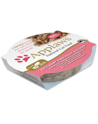 APPLAWS Katėms tunas su krabais  60g