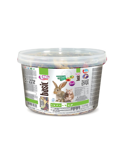 Lolo Pets maistas 2in1 graužikams ir triušiams  1,9 kg