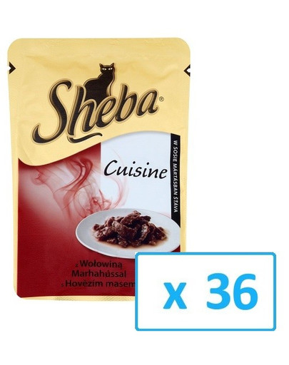 Sheba jautienos gabaliukai padaže 85 g X 36