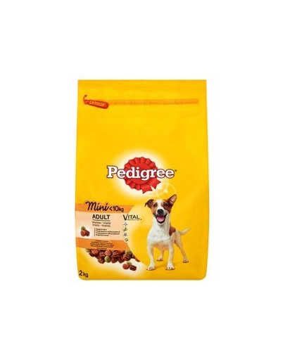 PEDIGREE malé plemena drůběž a zelenina 2 kg