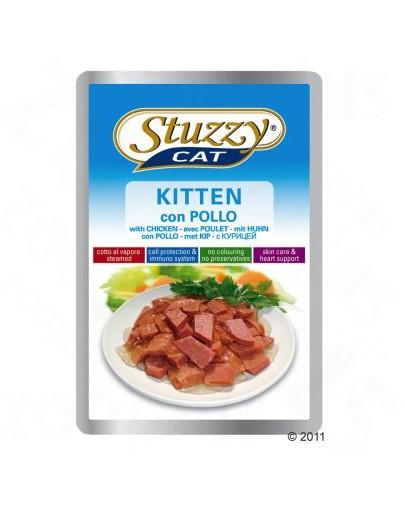 Stuzzy Kitten - ar vistas gaļu kaķēniem 100 g