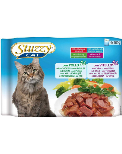 Stuzzy Multipack 2 X su vištiena ir 2 X su veršiena (100 g X 4)
