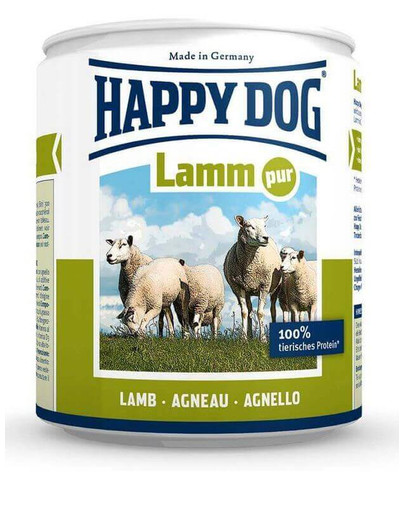Happy Dog Lamb Pure konservi ar jēra gaļu suņiem 800 g