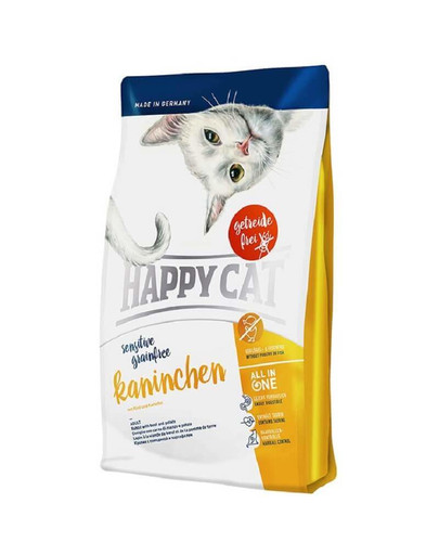 HAPPY CAT Sensitive Grainfree ar truša gaļu, 1,4 kg