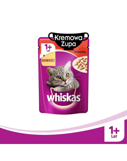 Whiskas kreminė sriuba su jautiena 85 g