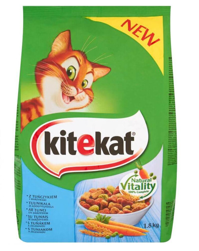 KITEKAT tuňák a zelenina 1.8 kg