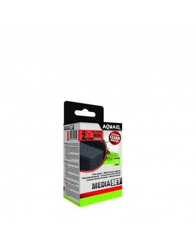 Aquael Fan Mini-Plus filtro kempinė Carbomax 2 vnt.