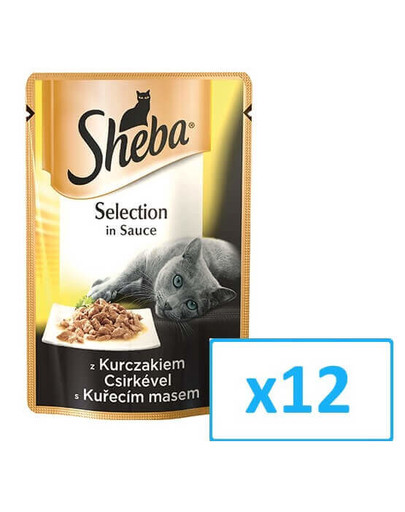 Sheba Cuisine konservai su vištiena 85 g x12