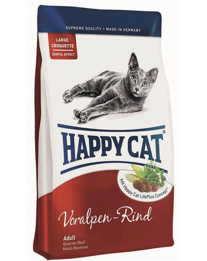 Happy Cat Fit & Well Adult ar liellopa gaļu 1,4 kg