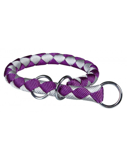 Trixie antkaklis Cavo S-M: 30–36 cm / 12 mm violetinis-sidabrinis
