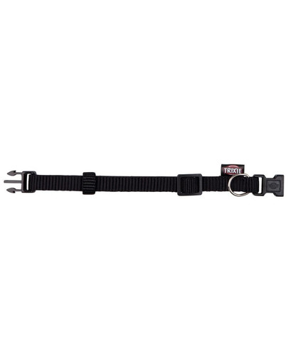 Trixie kakla siksna Premium, XXS–XS 15–25 cm / 10 mm melna