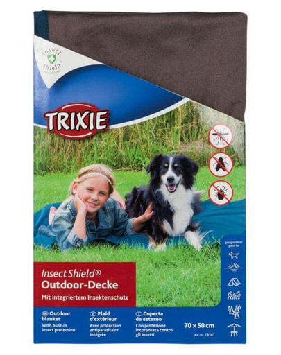 Trixie pikniko antklodė Insect Shield 70 × 50 cm apsaugo nuo vabzdžių